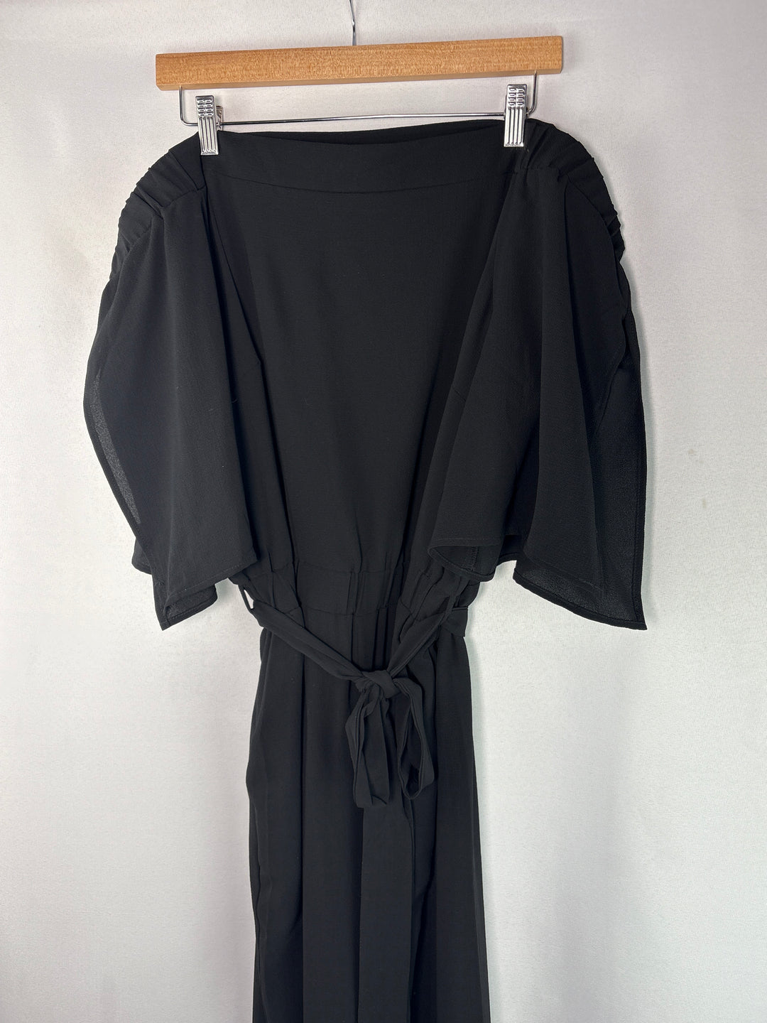 Women’s City Chic Size 20 Black Off the Shoulder Jumpsuit