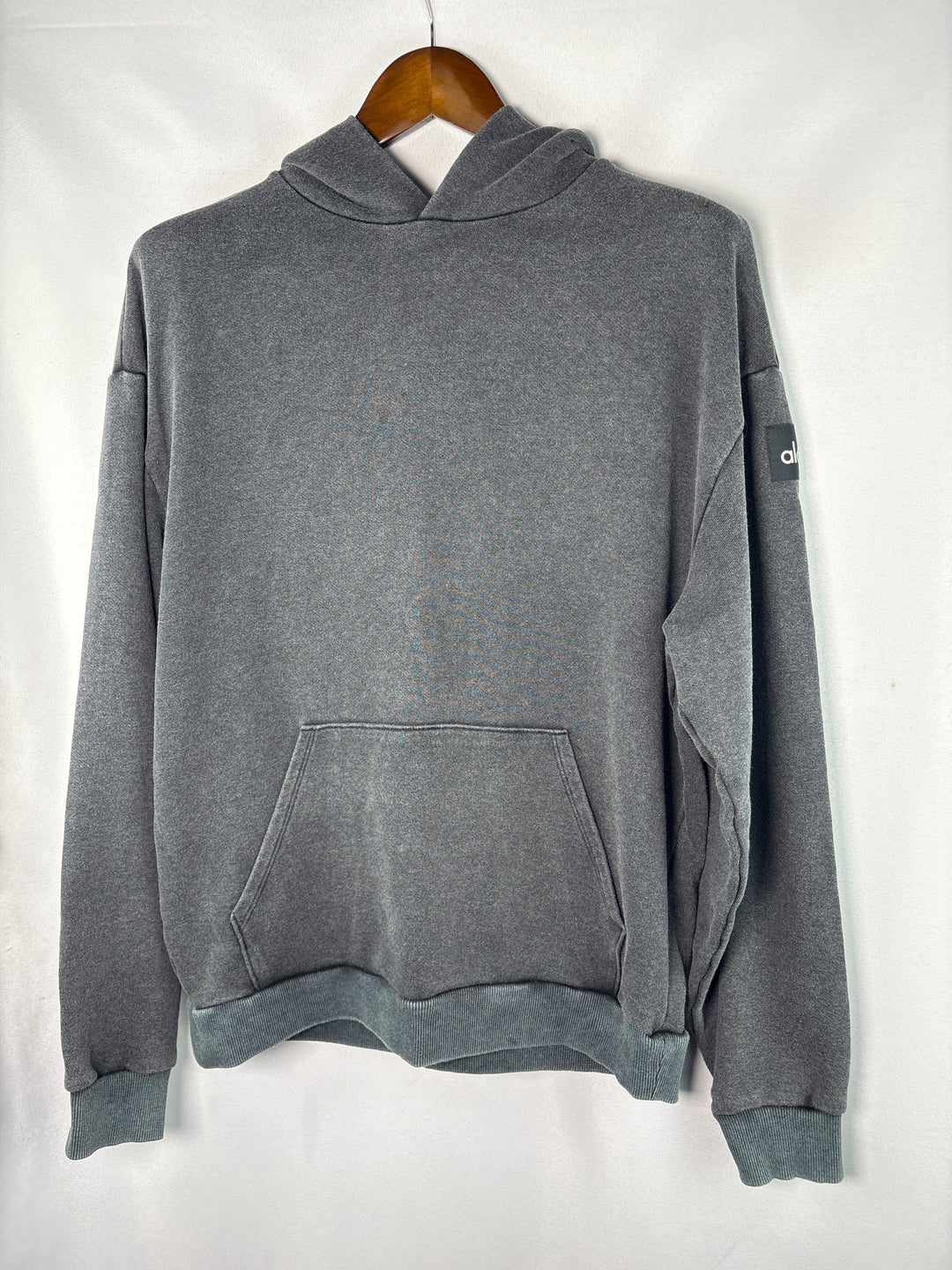 Women’s Alo Small Dark Gray Lounge Hoodie