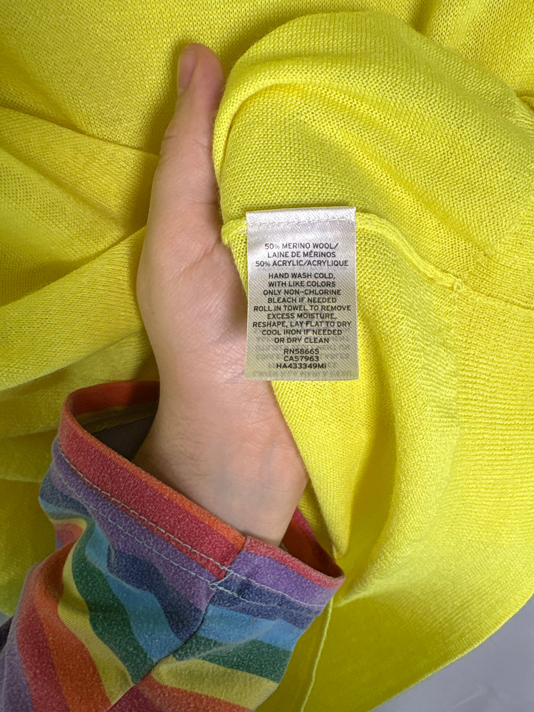 Women’s Halogen XXL Bright Yellow Pullover Sweater
