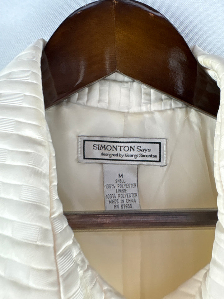 Women’s Simonton Says Medium White Overcoat