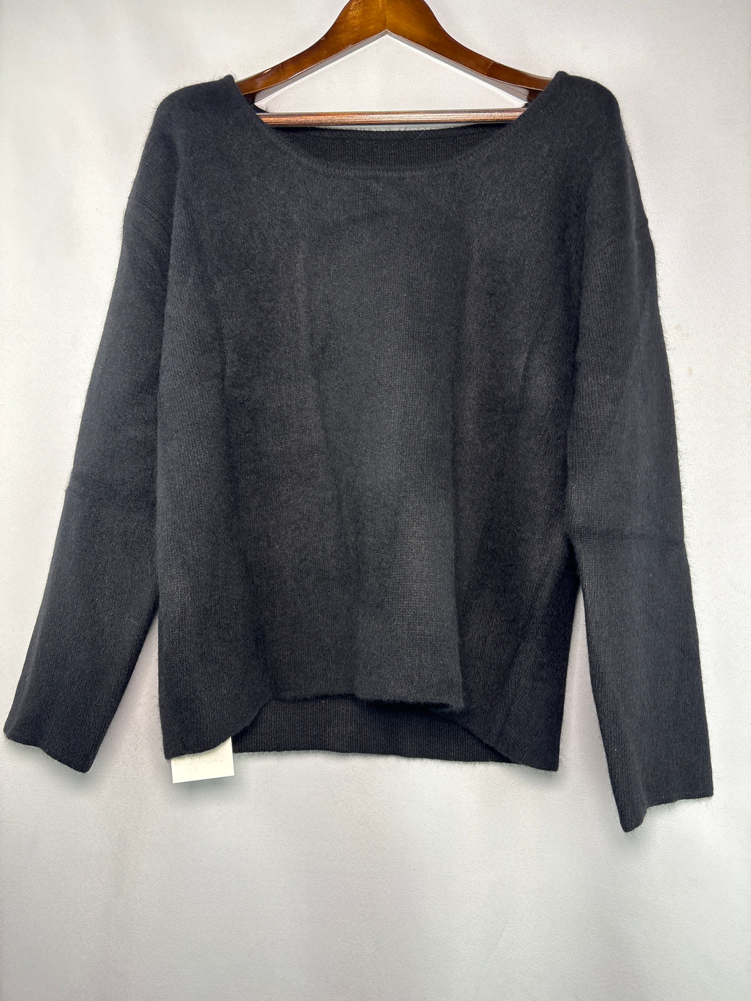 Women’s Moia O/S Black Scoop Neck Sweater