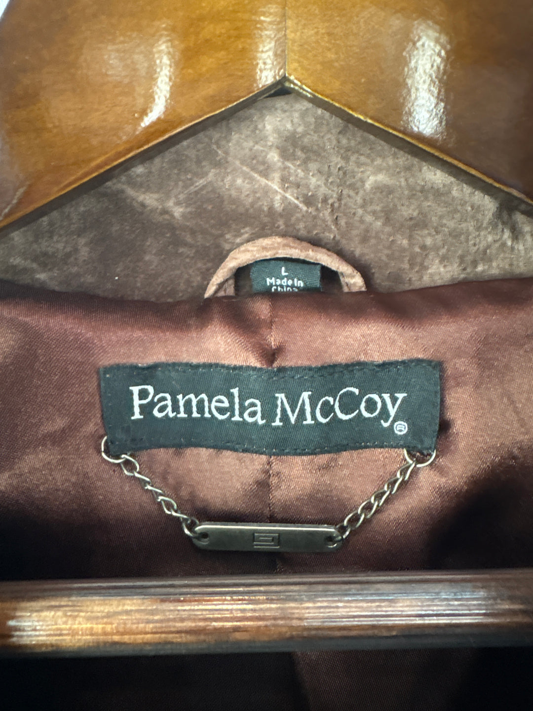 Women’s Pamela McCoy Large Brown Suede Jacket