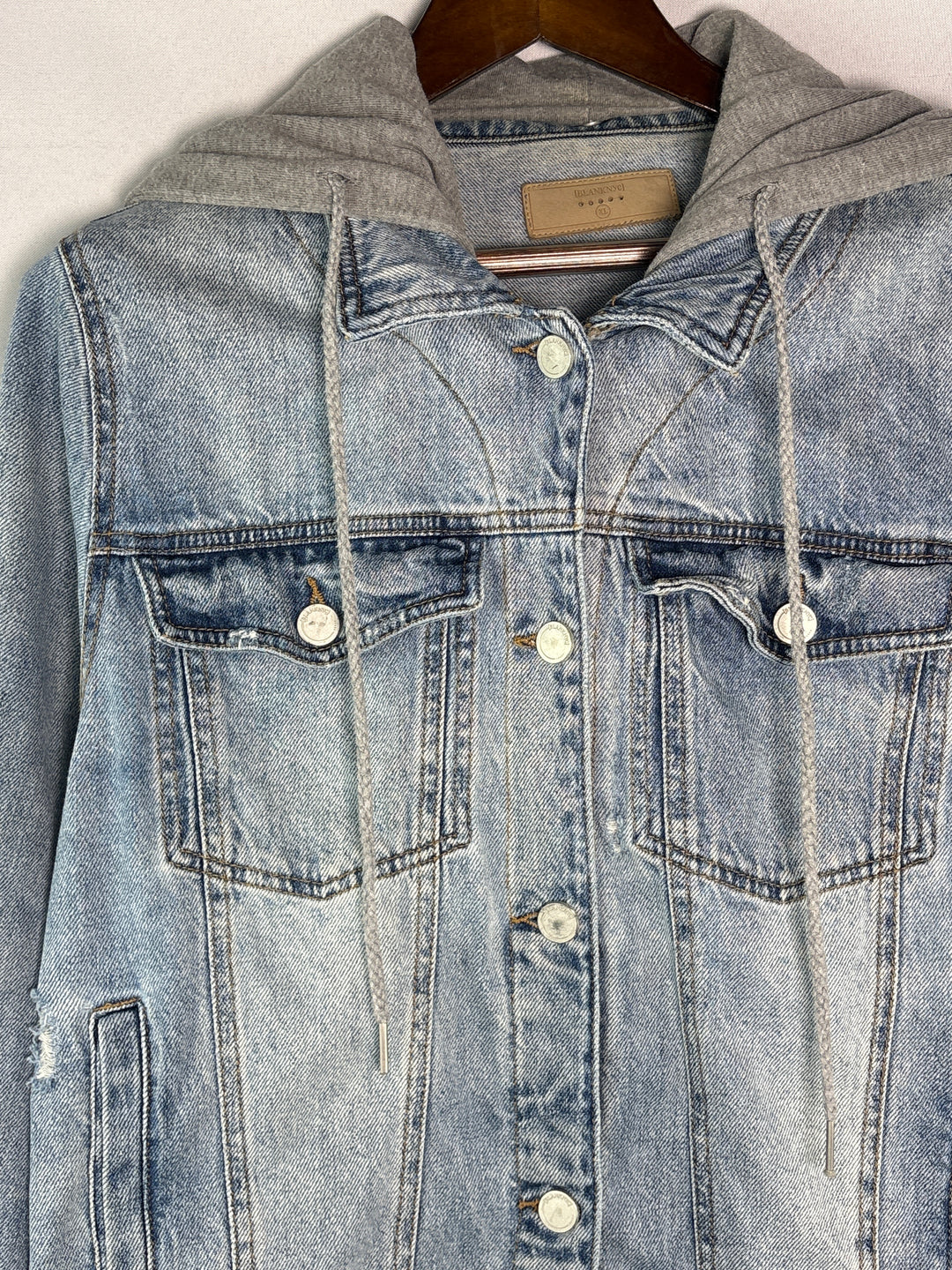 Women’s Blank NYC XL Light Wash Denim Jacket
