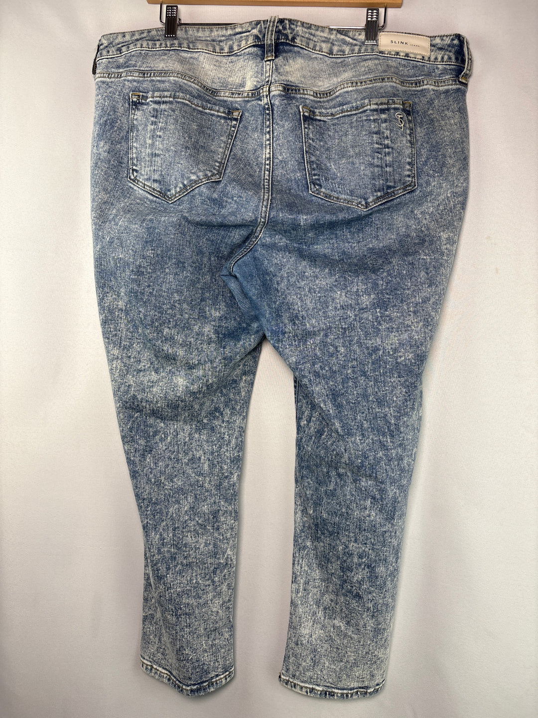 Women’s Slink Jeans Size 18 Acid Wash Blue Wide Leg Jeans