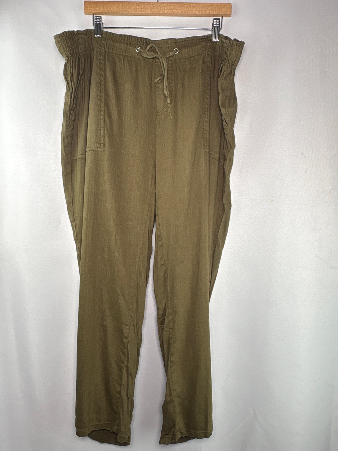 Women’s Kut From The Kloth Size 1X Olive Green Lounge Pants