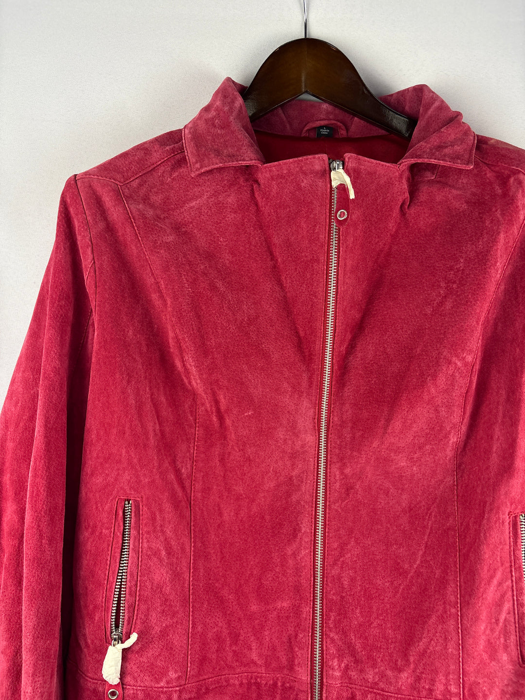 Women’s Pamela McCoy Large Red Suede Jacket
