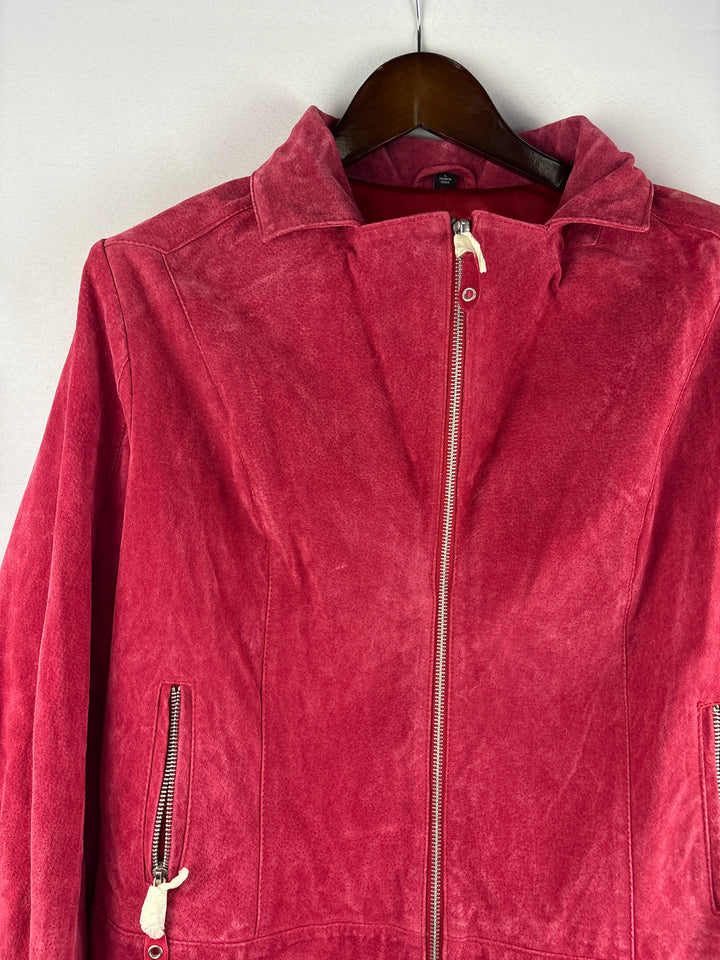 Women’s Pamela McCoy Large Red Suede Jacket