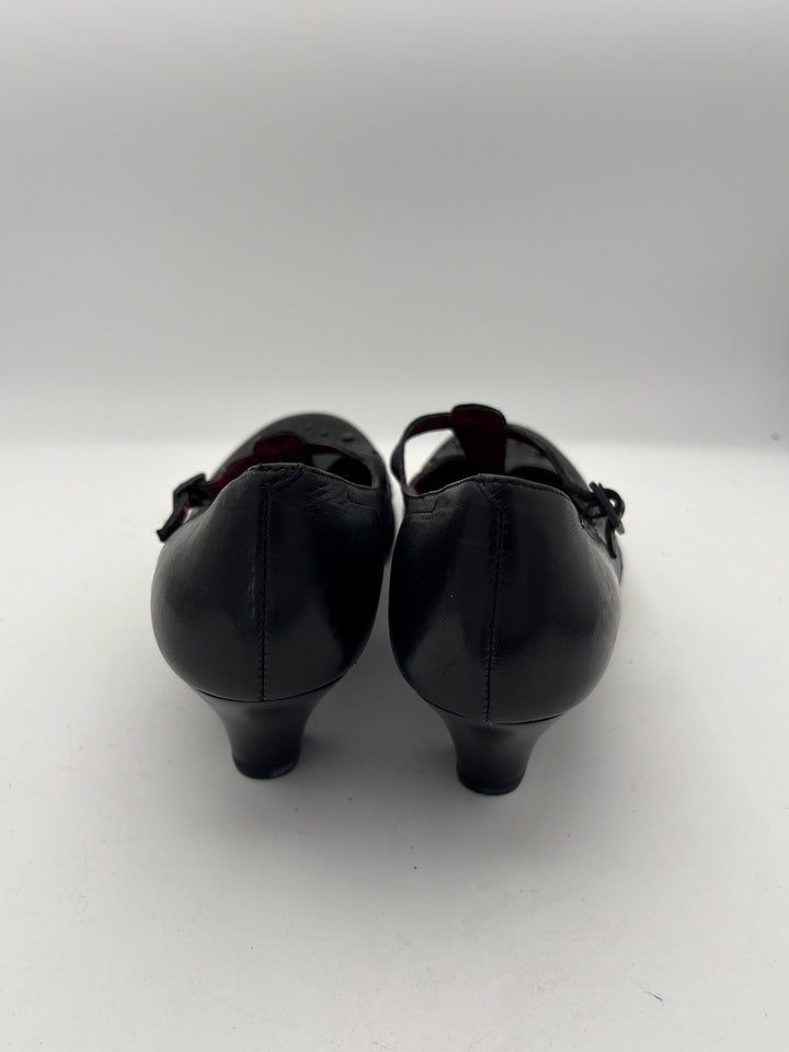 Women’s Aerosoles Size 8 Black Mary Jane Kitten Heels
