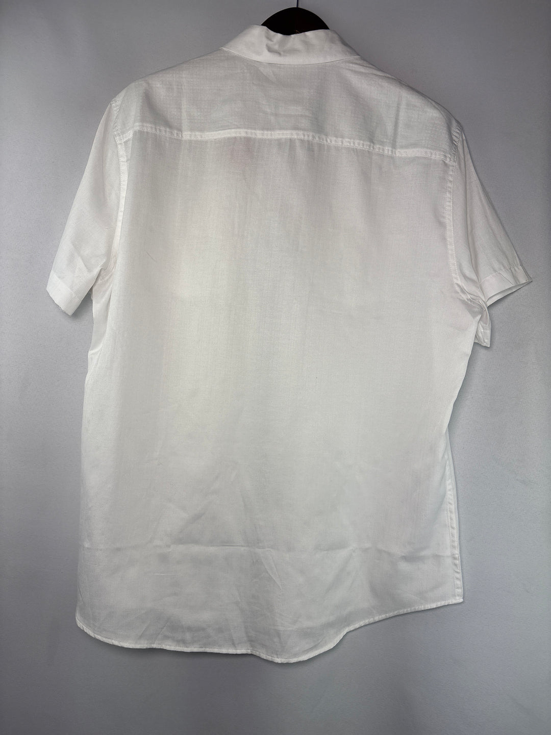 Men’s Guess XL White Short Sleeve Dress Button Up