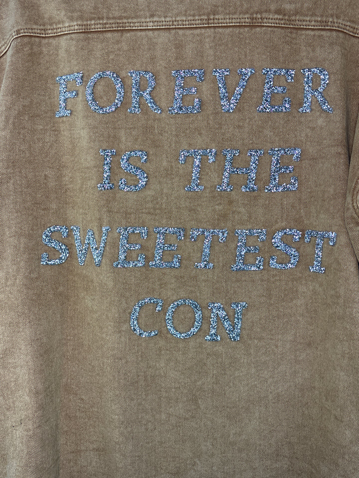 Women’s Handmade 3XL Brown Taylor Swift Lyric Shacket