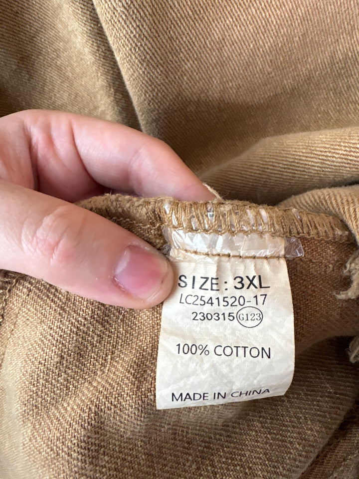 Women’s Handmade 3XL Brown Taylor Swift Lyric Shacket