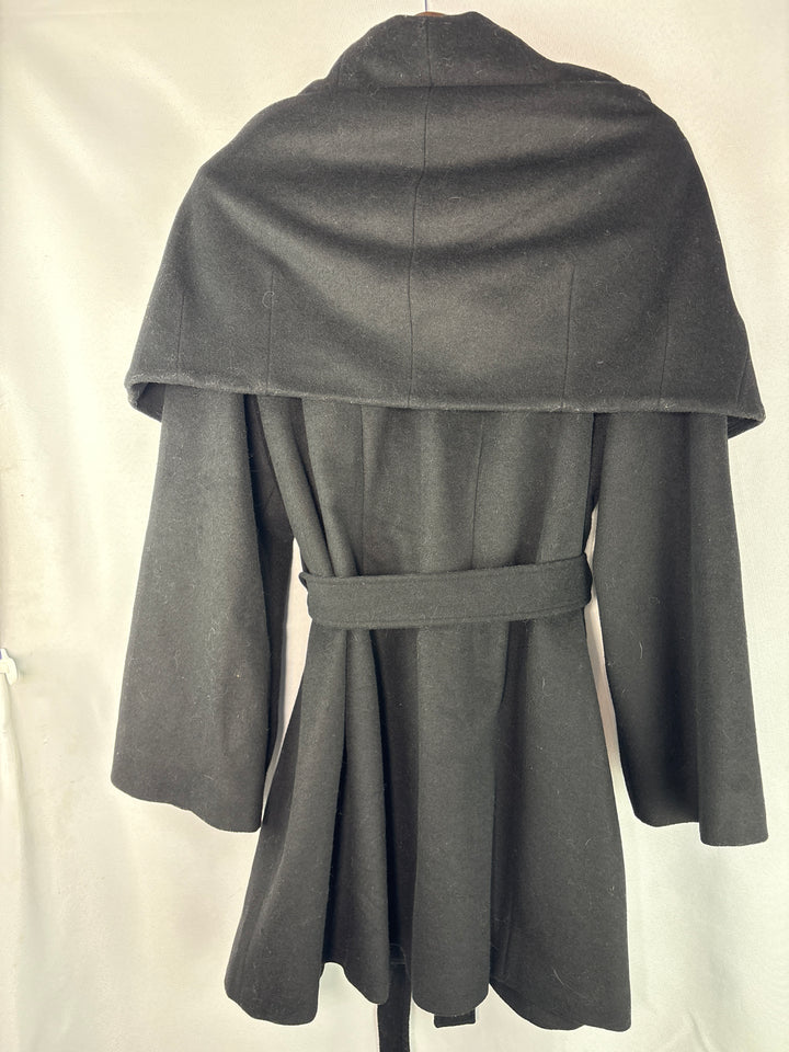 Women’s Halogen Size 2X Black Wrap Coat