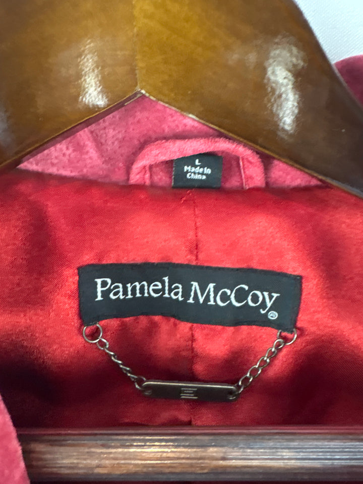 Women’s Pamela McCoy Large Red Suede Jacket