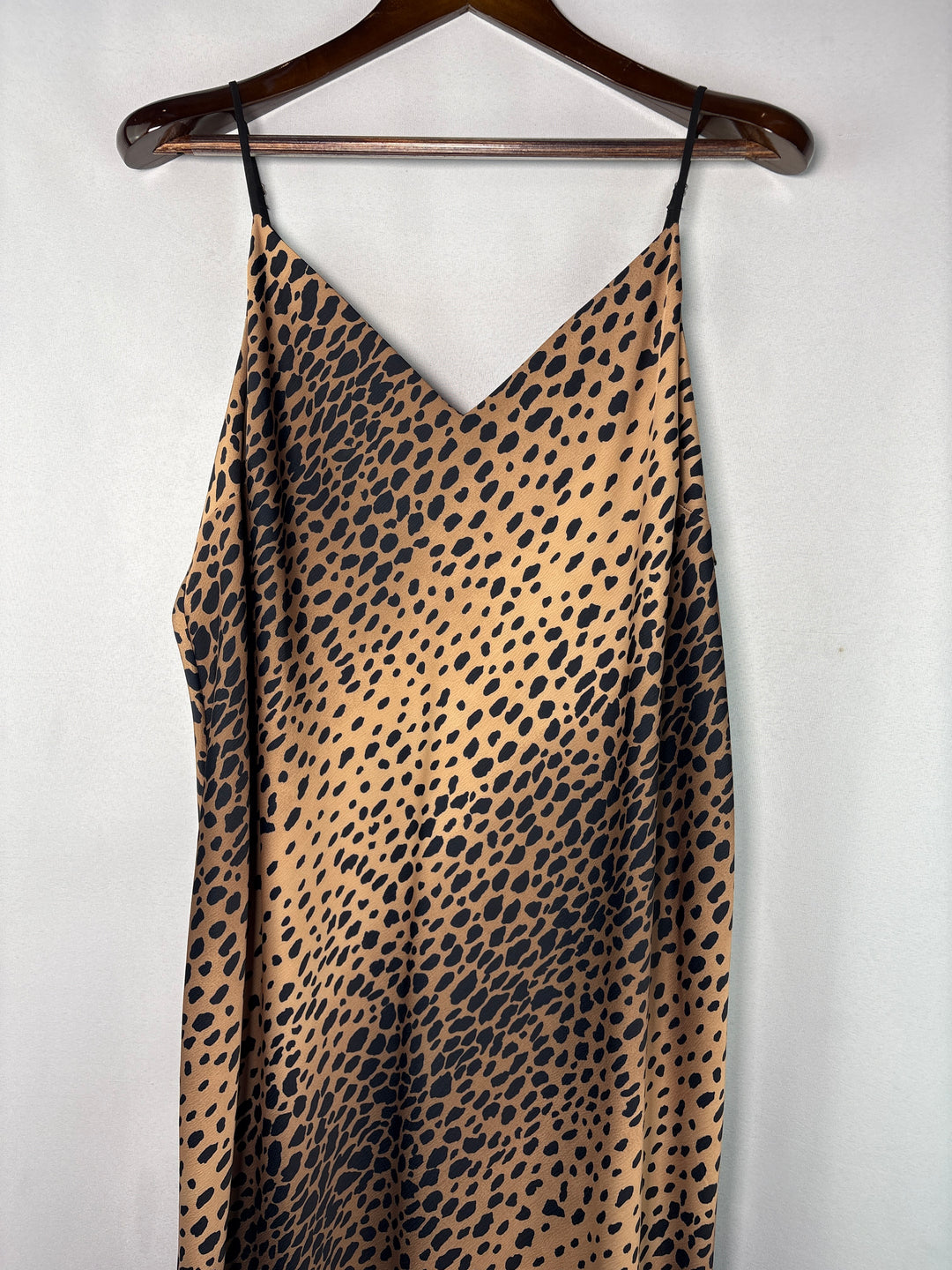 Women’s Good American Size 5 Leopard Print Slip Dress