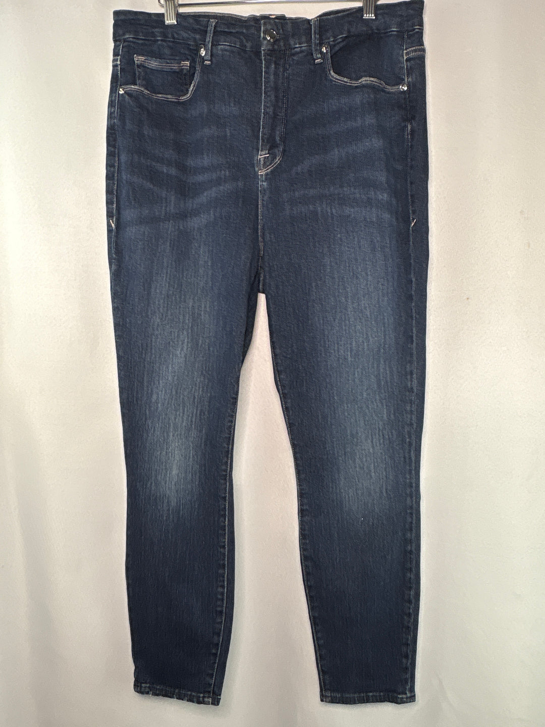 Women’s Good American Size 18 Dark Blue Skinny Jeans