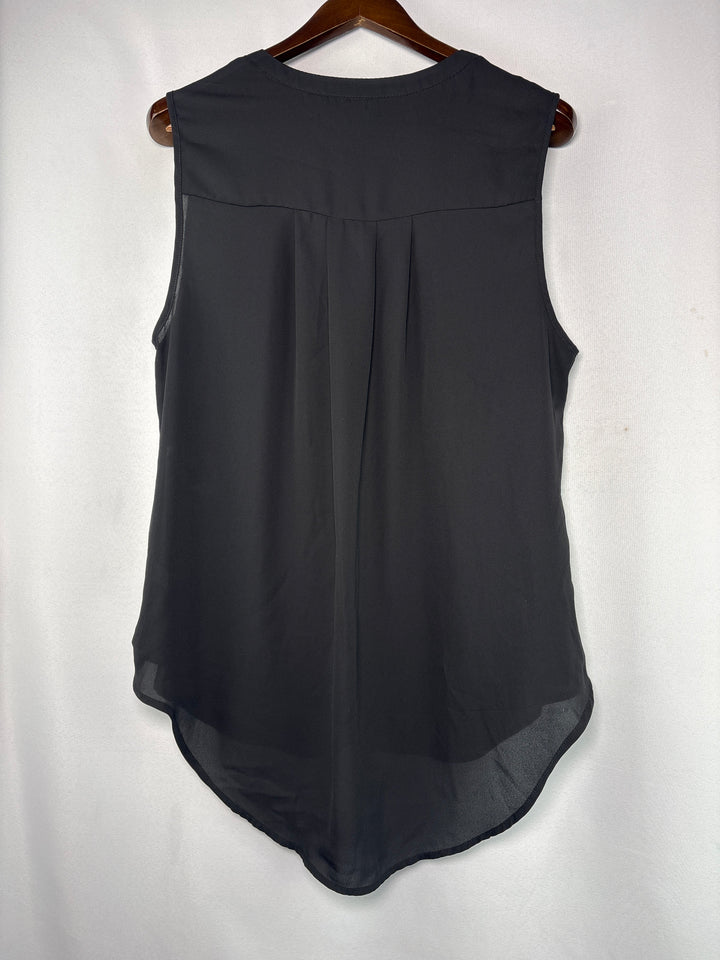 Women’s Torrid Size 1 Black Sheer Sleeveless Blouse