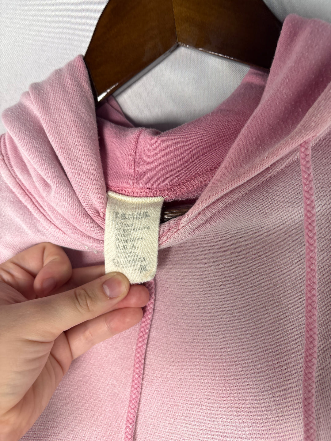 Women’s I.S.M.B.S XS/S Pink Acid Wash Star Hoodie