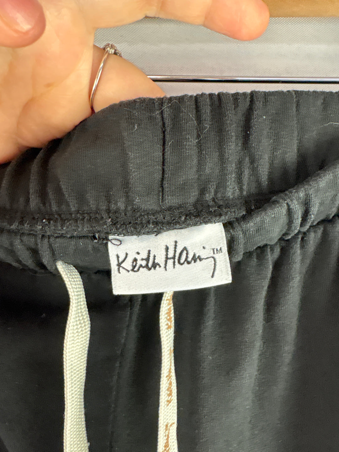 Women’s Keith Haring XL Black Graphic Sweatpants