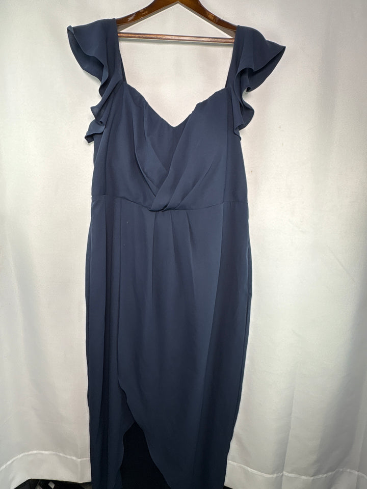 Women’s City Chic Size 20 Navy Blue Evening Dress