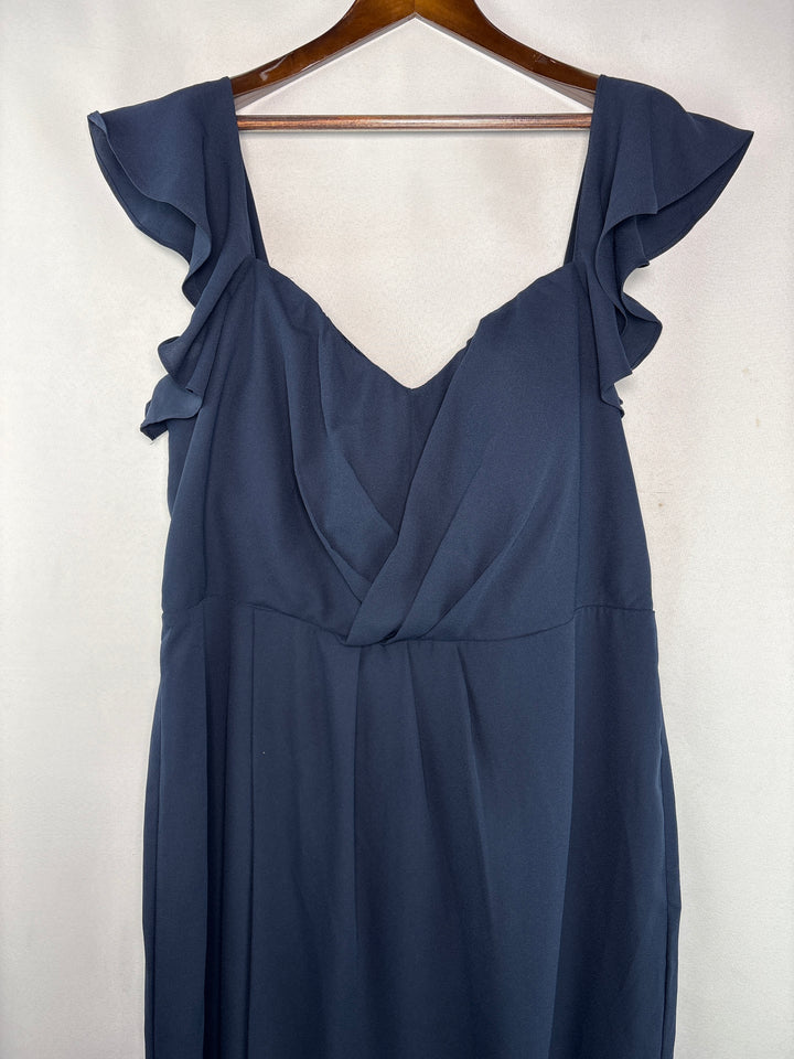 Women’s City Chic Size 20 Navy Blue Evening Dress