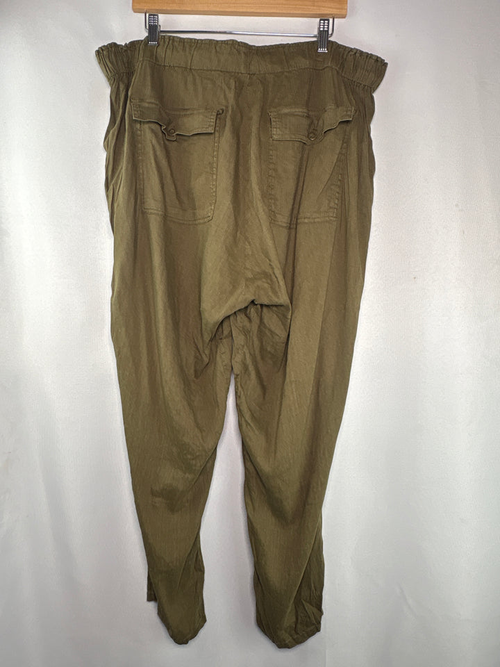 Women’s Kut From The Kloth Size 1X Olive Green Lounge Pants