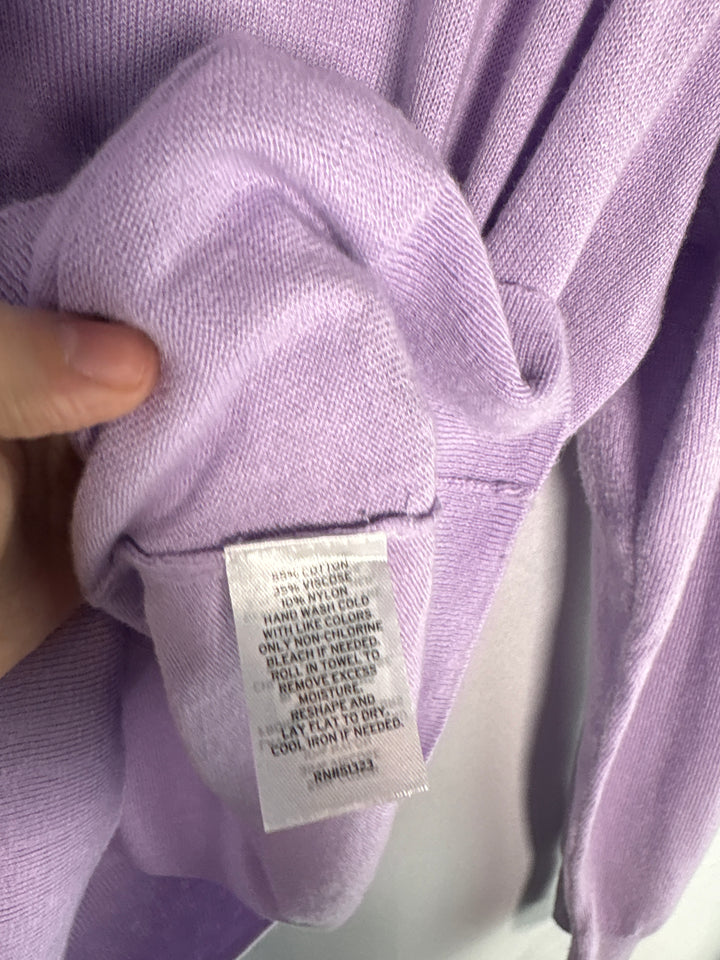 Women’s Halogen Size 2X Lilac Knit Cardigan