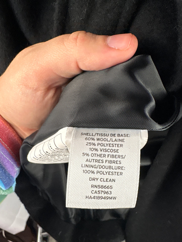 Women’s Halogen Size 2X Black Wrap Coat