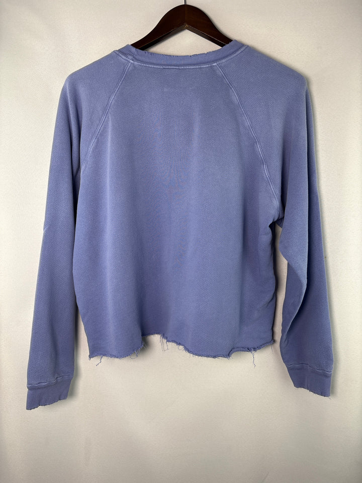 Women’s I.S.M.B.S Medium Periwinkle Smiley Crewneck