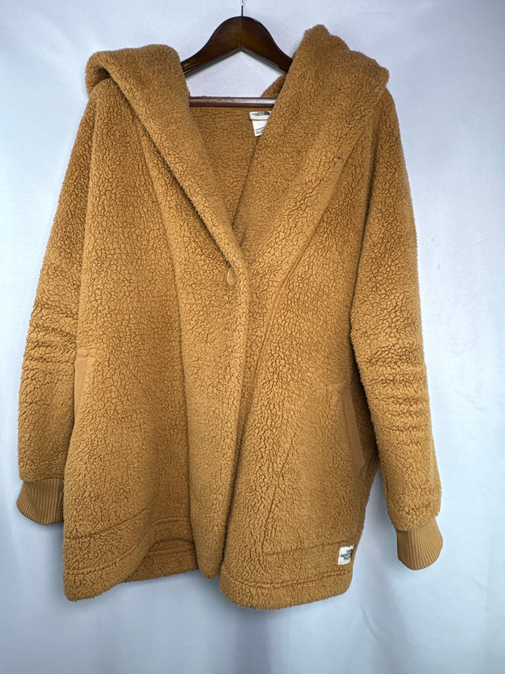 Women’s The North Face XL/XXL Brown Sherpa Hoodie