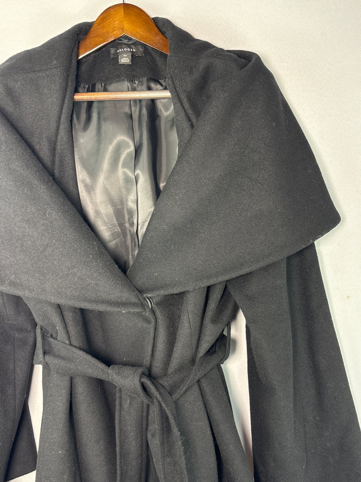 Women’s Halogen Size 2X Black Wrap Coat