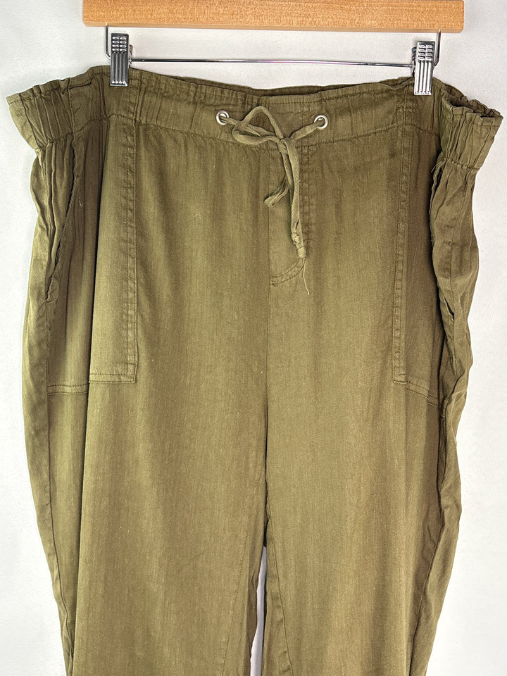 Women’s Kut From The Kloth Size 1X Olive Green Lounge Pants