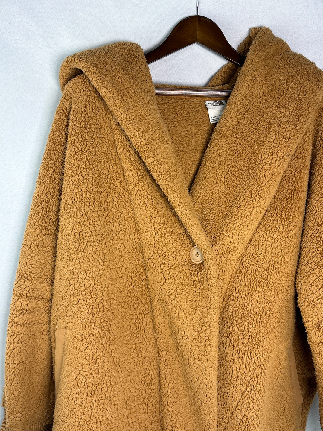 Women’s The North Face XL/XXL Brown Sherpa Hoodie