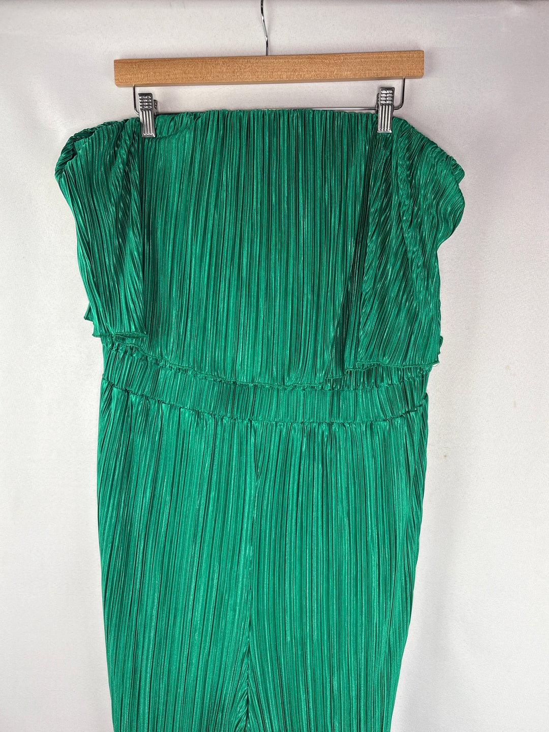 Women’s City Chic Size 18 Emerald Green Strapless Jumpsuit