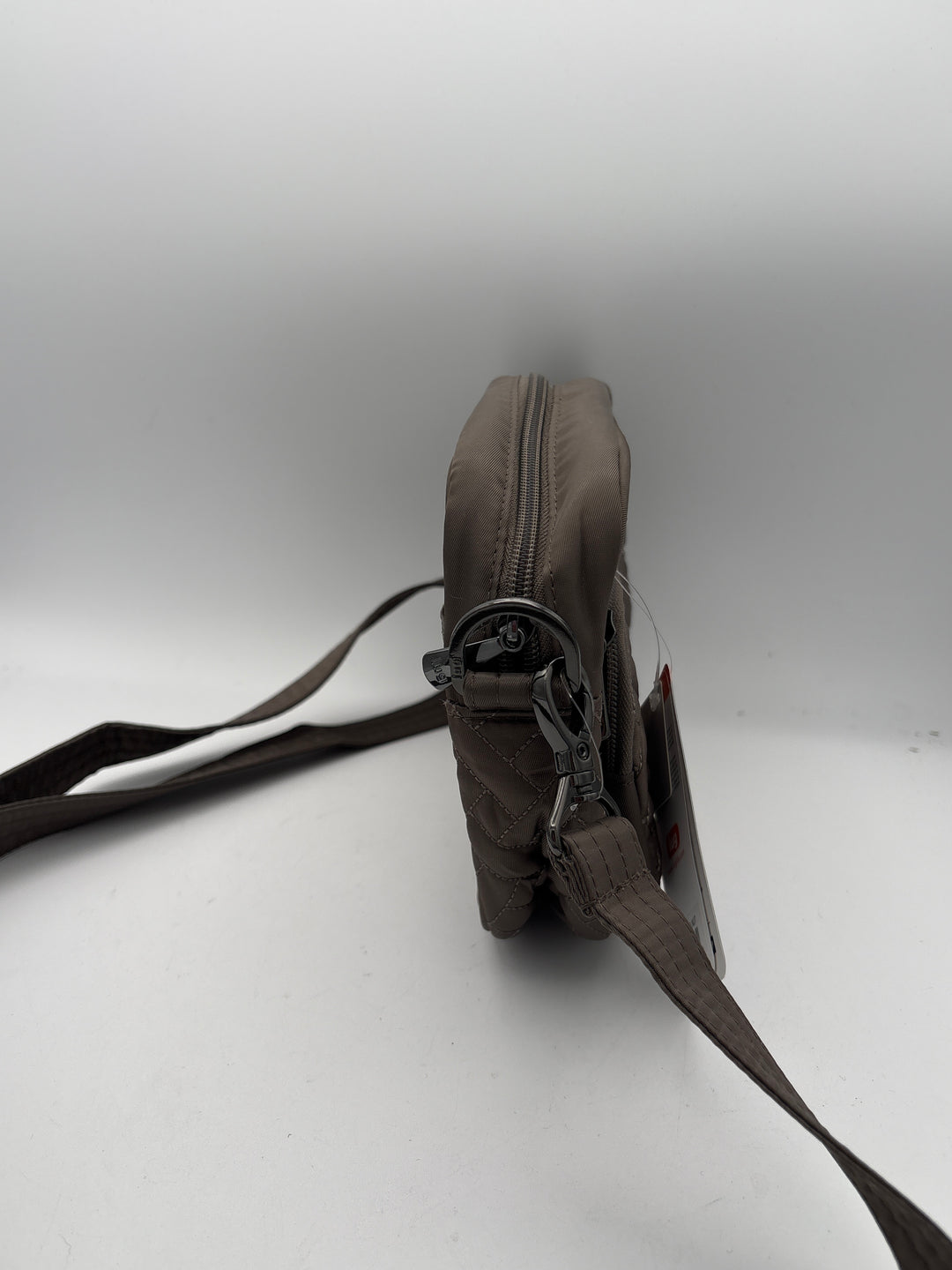 Women’s Lug Carousel Greige Quilted Cross-Body Bag
