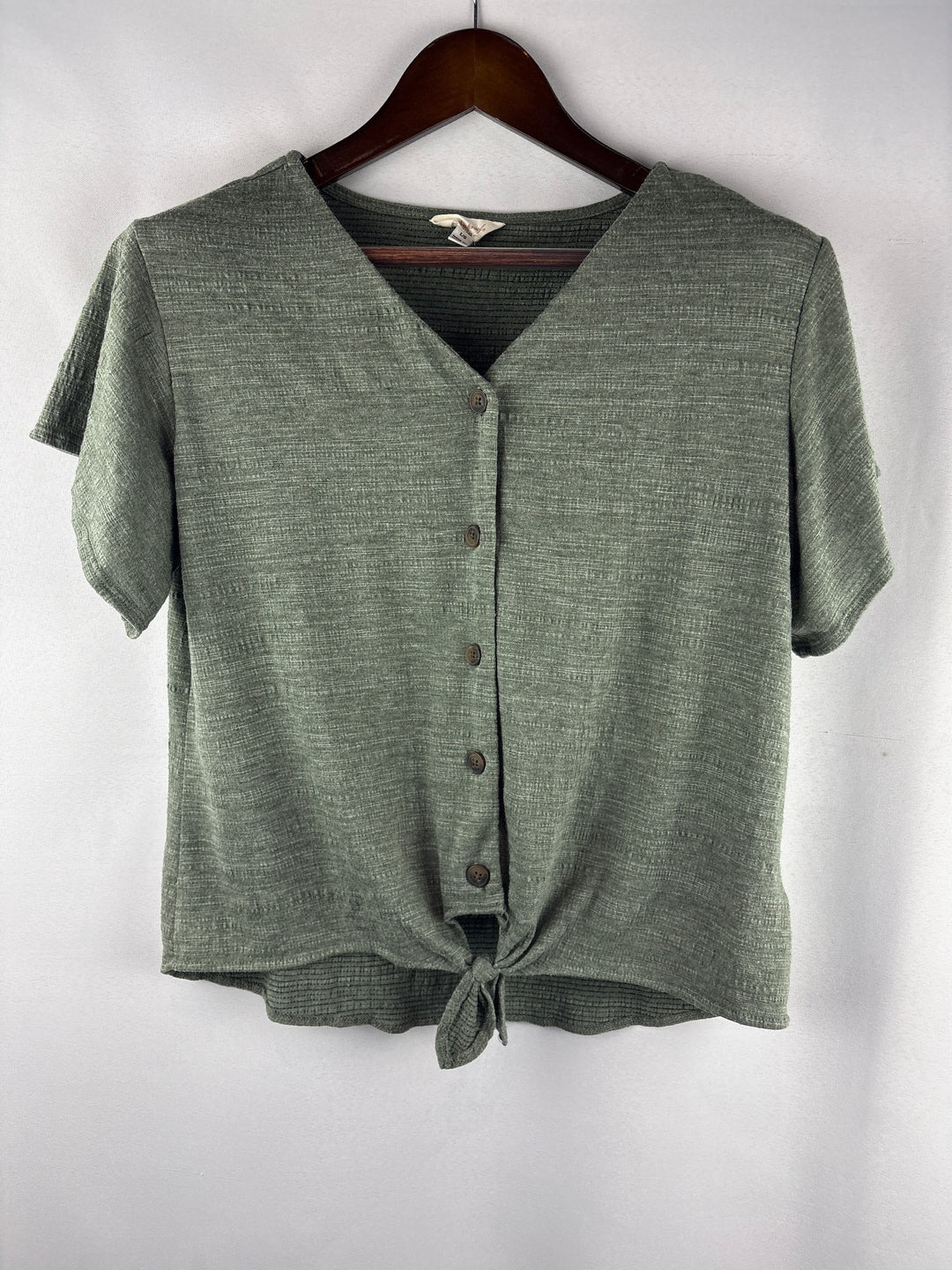 Women’s Weatherproof Vintage Large Green Buttoned Shirt