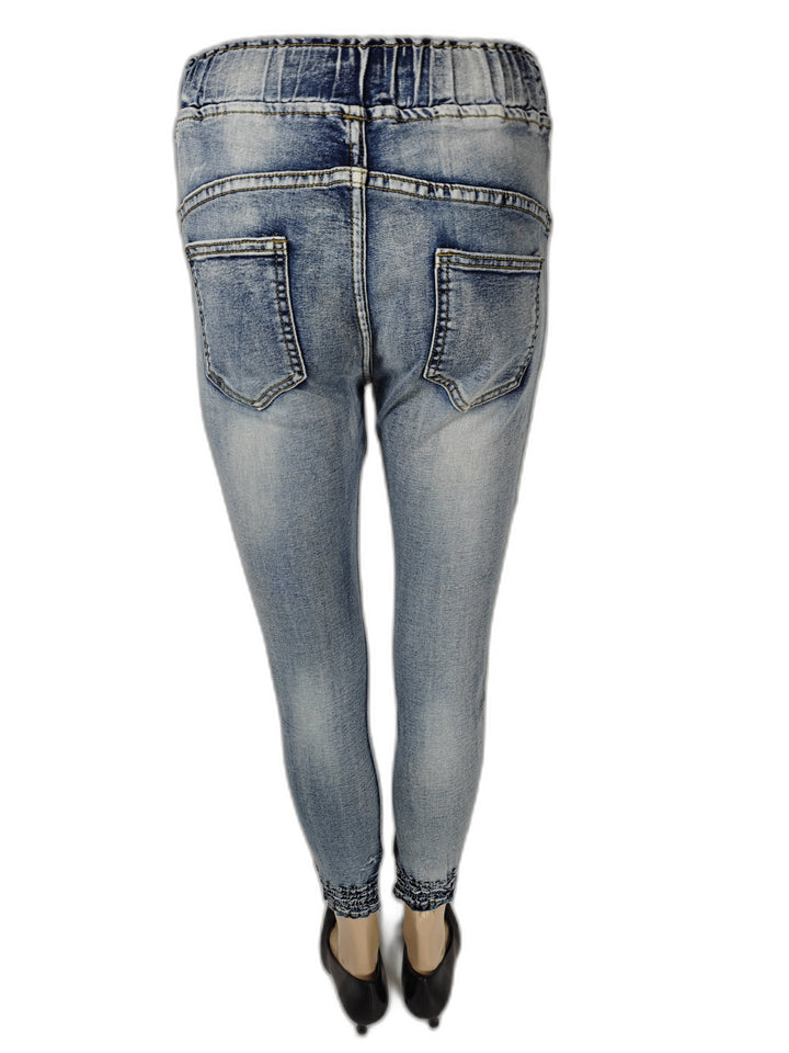 Women Fashion Jeans Jogger Jeans Blue Size Medium