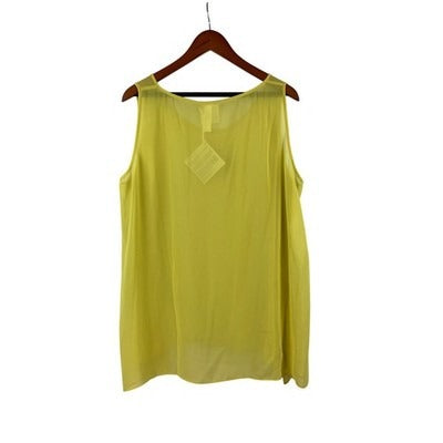 Women's Wynne Layer *NWT* Yellow Green Tank Top - Size 1X