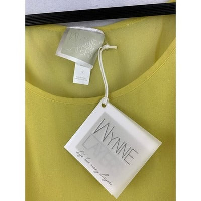 Women's Wynne Layer *NWT* Yellow Green Tank Top - Size 1X