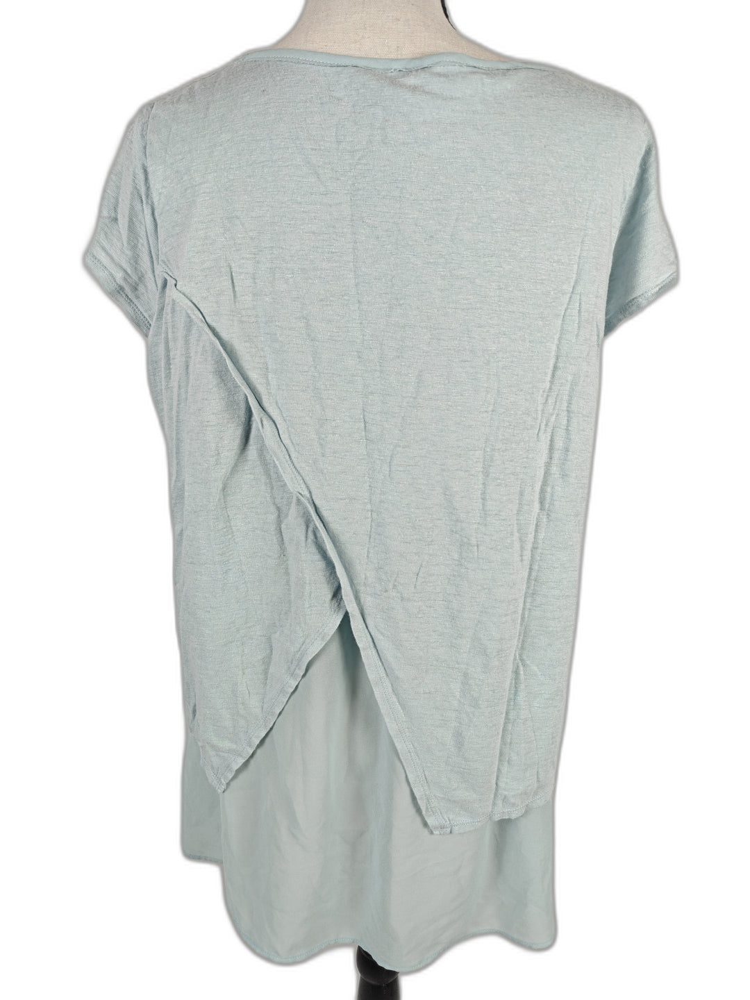 Women’s Lucky Brand Layered Tunic Top Light Blue Medium
