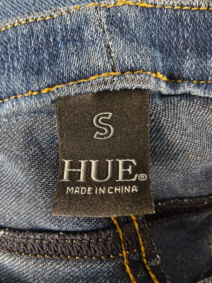 Women HUE Jeggings Blue Size Small