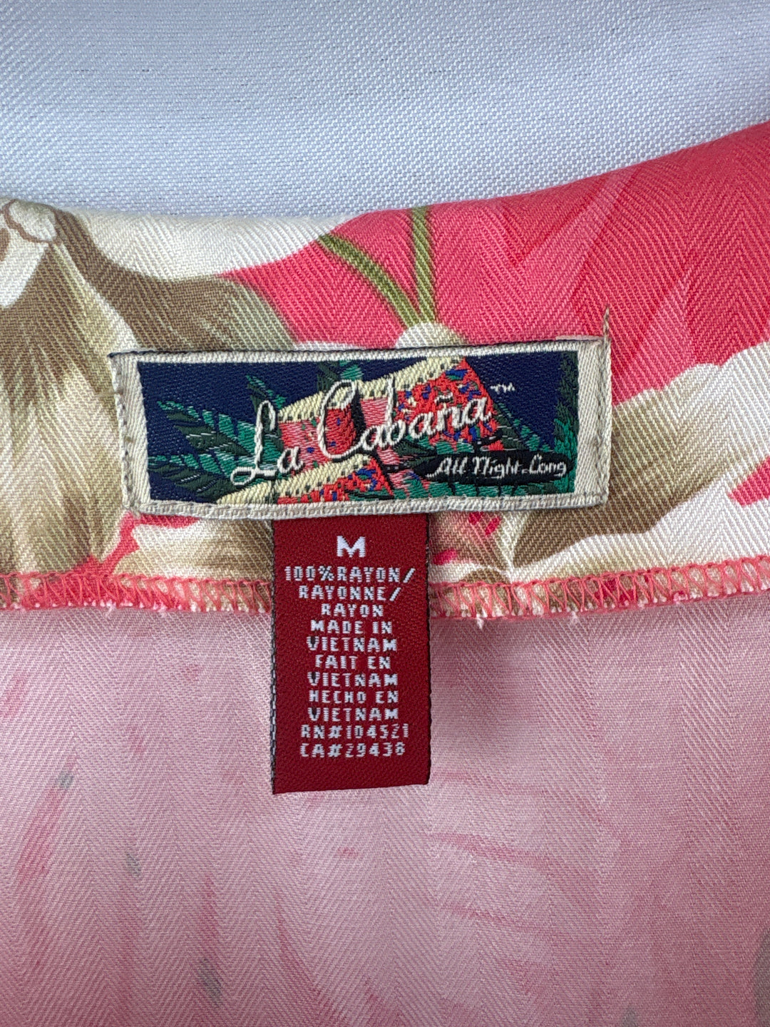 Women’s La Cabaña Medium Pink Maxi Dress w/ Florals