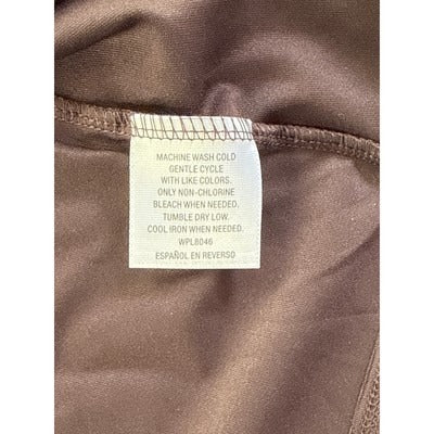 Charter Club Womens 1X CC Tank Top Brown Nylon/Spandex Blend