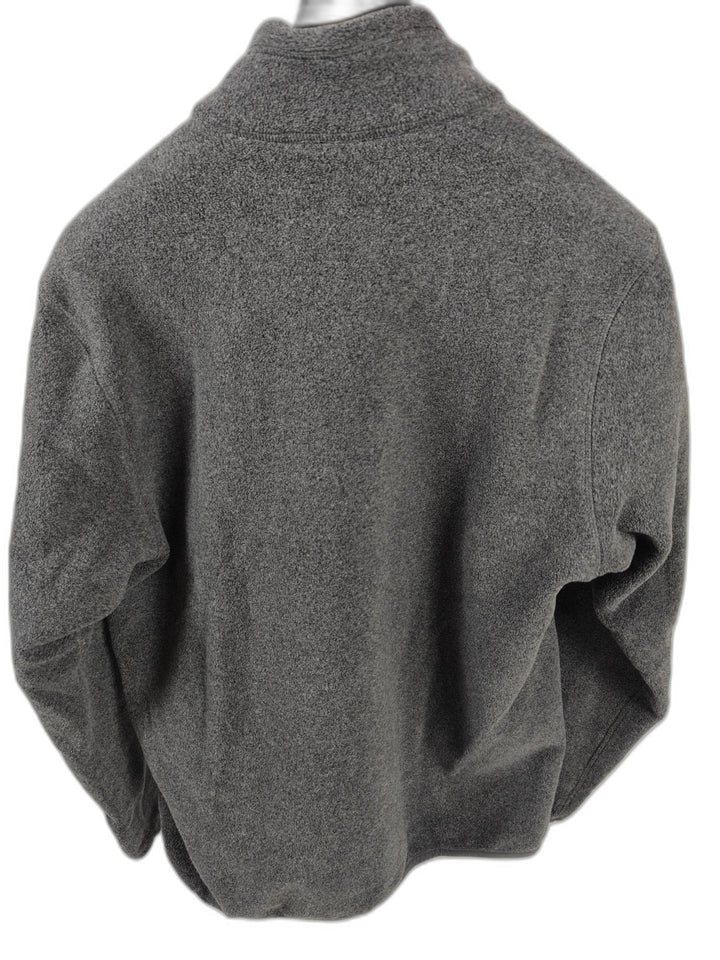 Men’s Uniqlo Full Zip Fleece Jacket Gray XL