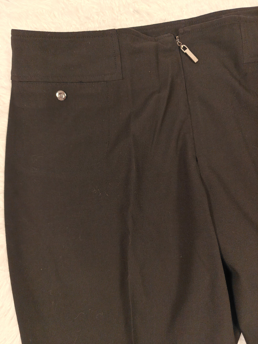 Womens Cache Dress Pants Black Size 12