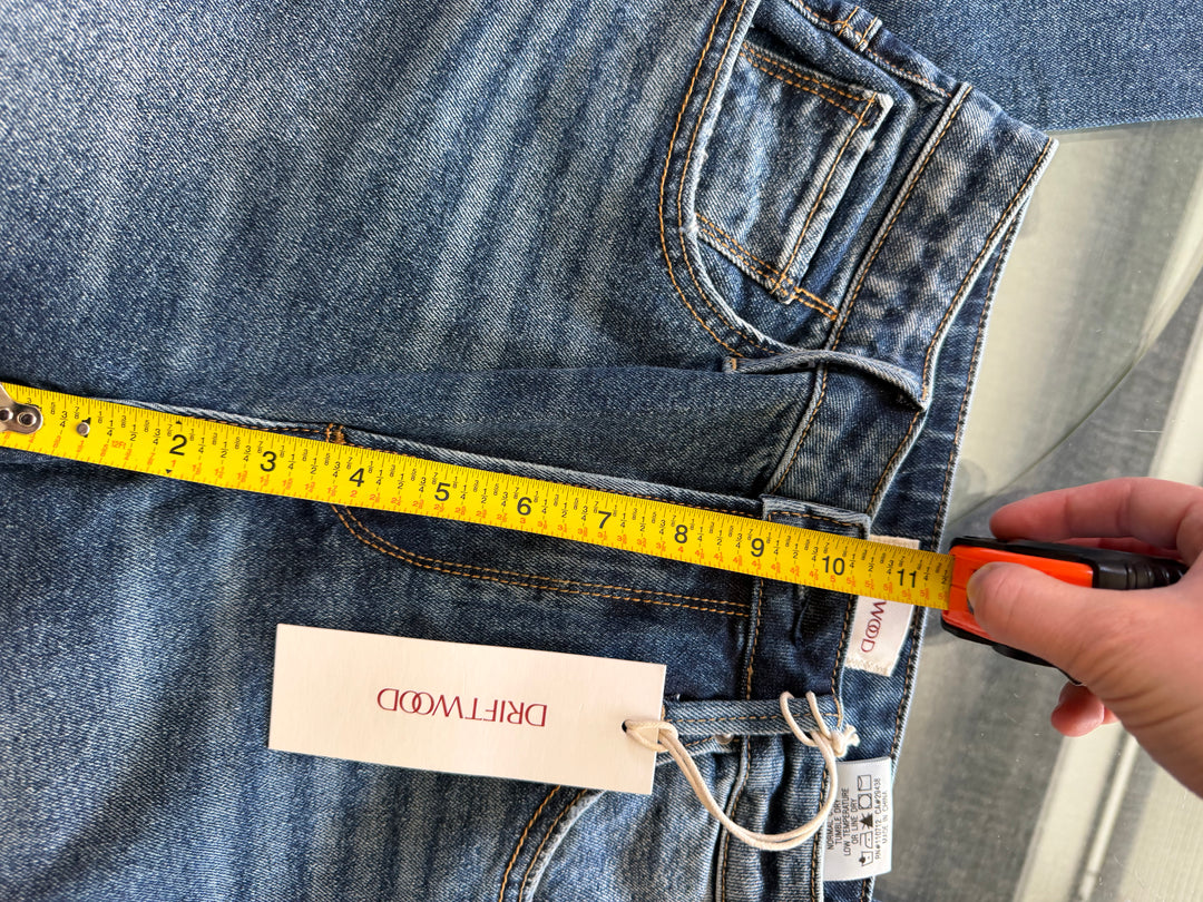 Driftwood Stella High Rise Straight Leg Jeans NWT Size 24