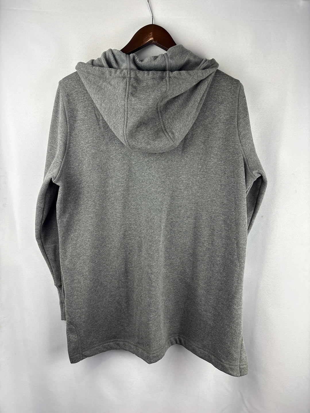 Women’s Isaac Mizrahi Live Large Heather Gray Zip Hoodie