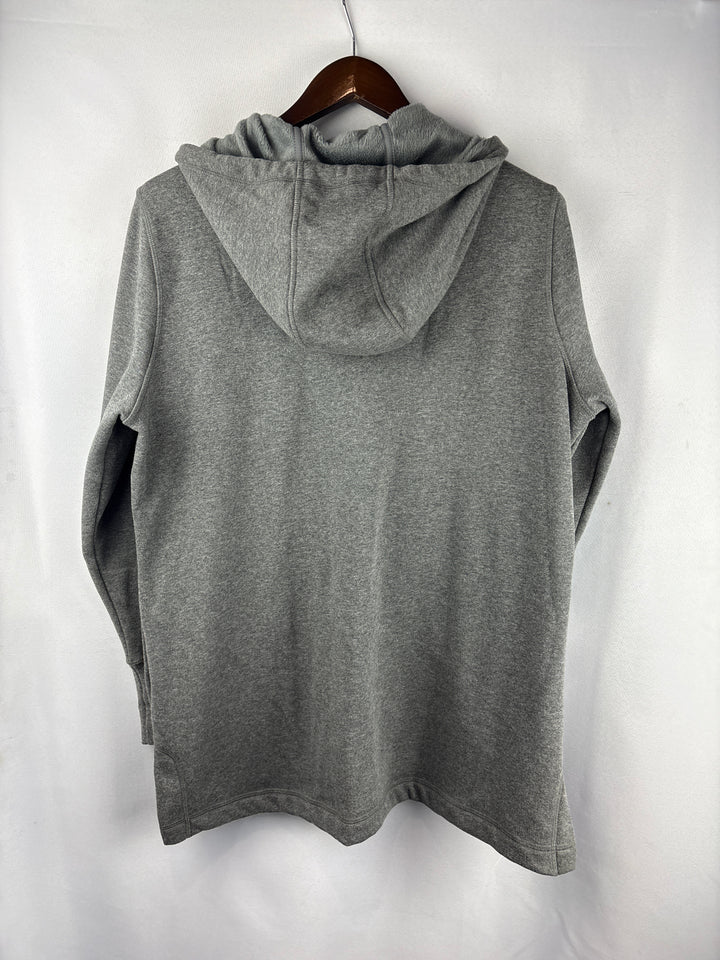 Women’s Isaac Mizrahi Live Large Heather Gray Zip Hoodie