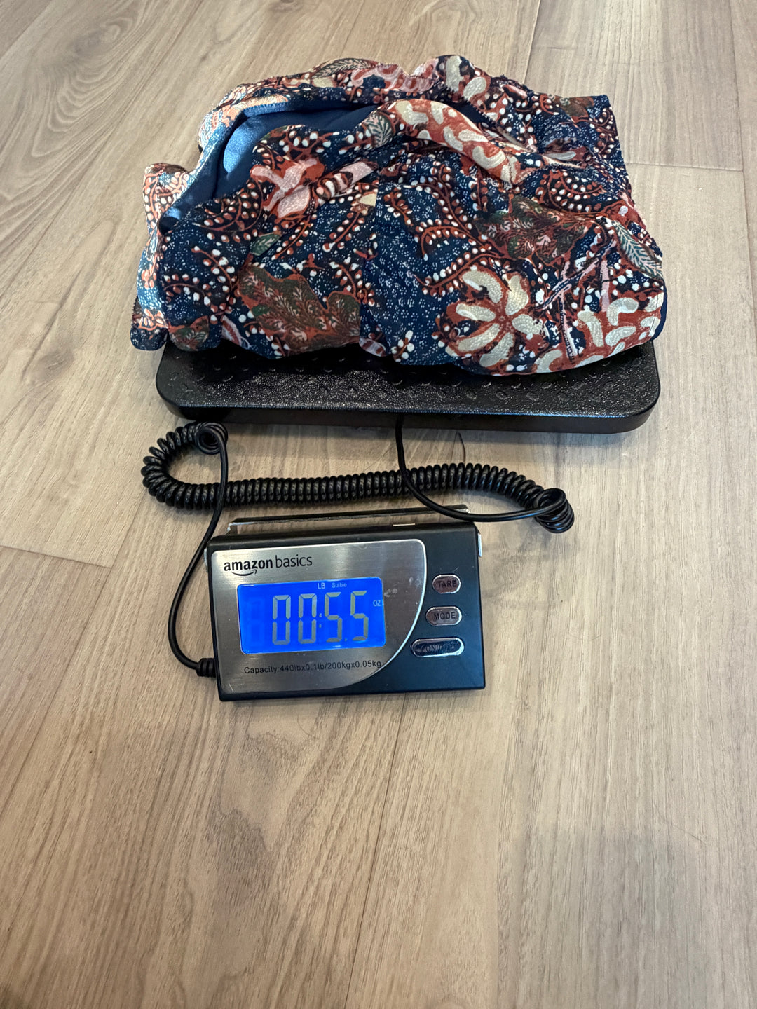 Madewell Boho Floral Ruffle Navy Dress Size XL