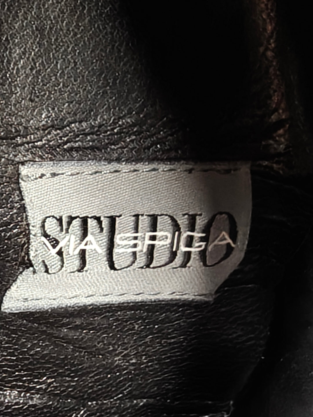 Women Via Spiga Mid Calf Boots Black Size 10