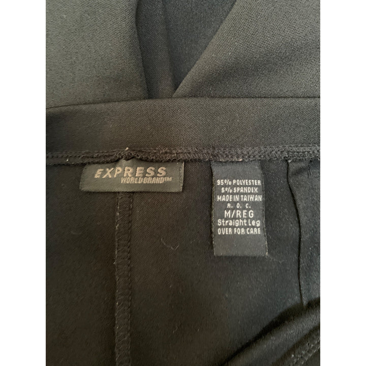 Express Womens Black Straight Leg Pants M